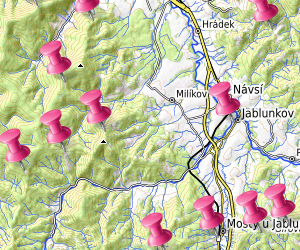 Mapa znaczków