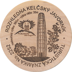 Rozhledna Kelčský Javorník • nadmořská výška: 865 m • výška věže: 35 m
